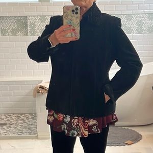 Cropped Leather Jacket